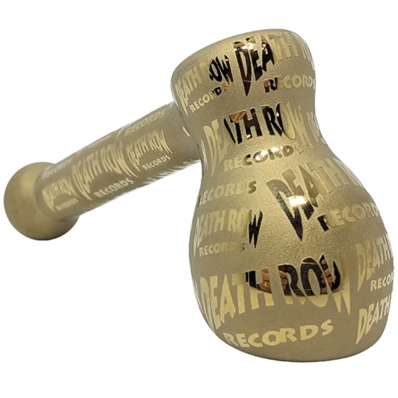 Death Row Records - Full Metallic Etched Gold Hammer Bubbler 152 mm - Billede 3