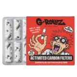G-Rollz - Activated Carbon Filters White (6 mm) 10 stk