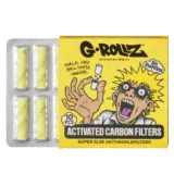 G-Rollz - Activated Carbon Filters Yellow (6 mm) 10 stk
