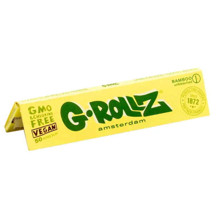 G-Rollz - Bamboo Unbleached King Size Slim