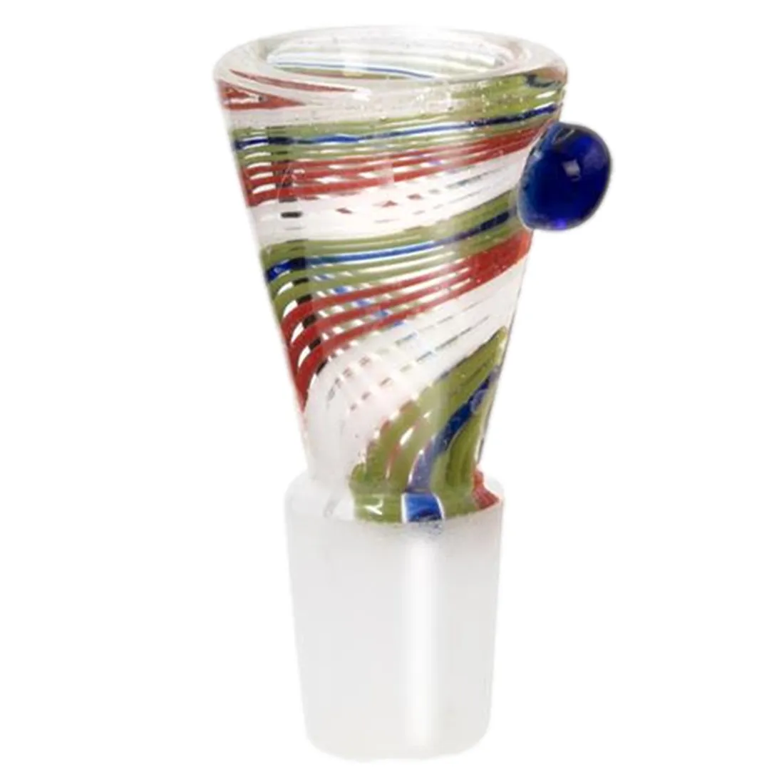 KNIST - Batik Cone Bowl Green & Red SG 18,8