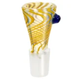 KNIST - Batik Cone Bowl Yellow SG 18,8