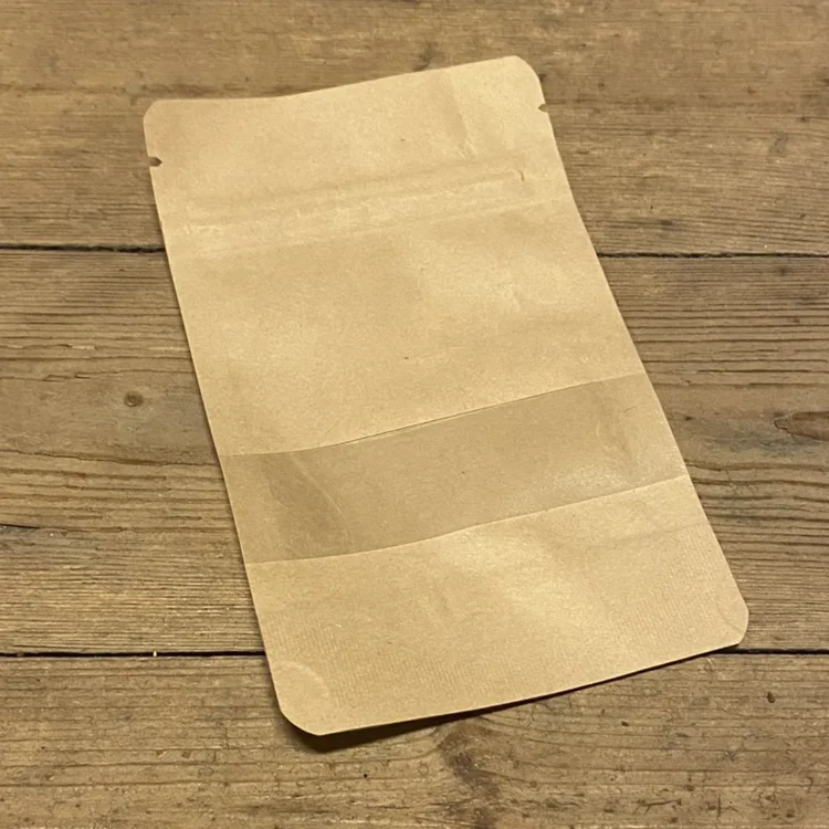 Papirs Lynlåspose m. Vindue 8x11 cm (Udgået)