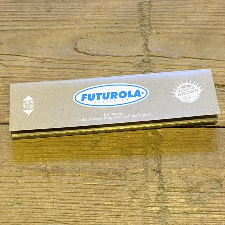 FUTUROLA - Brown King Size Rolling Papers (Udgået)