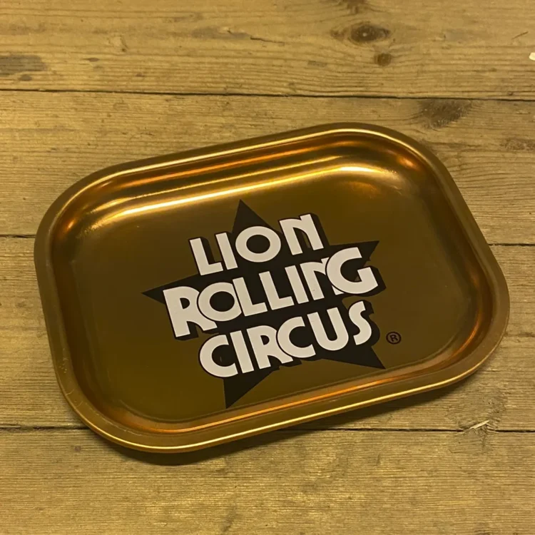 Lion Rolling Circus Mixerbakke Guld 18x14 cm (Udgået)