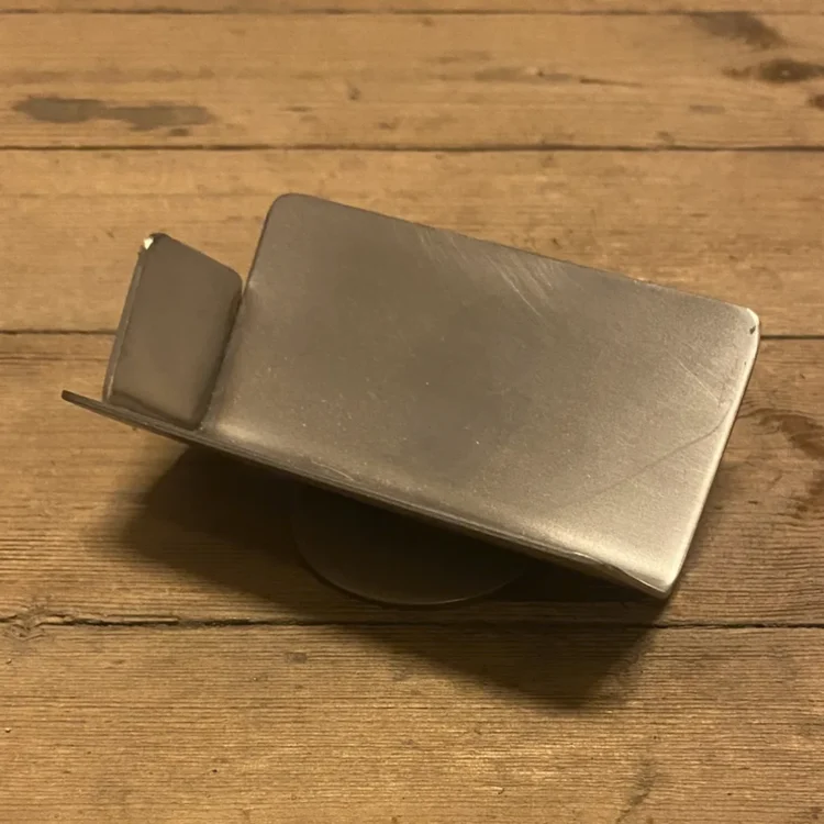 Mixerbakke Holder i Glasblæst Rustfri Stål 10 cm (Udgået)