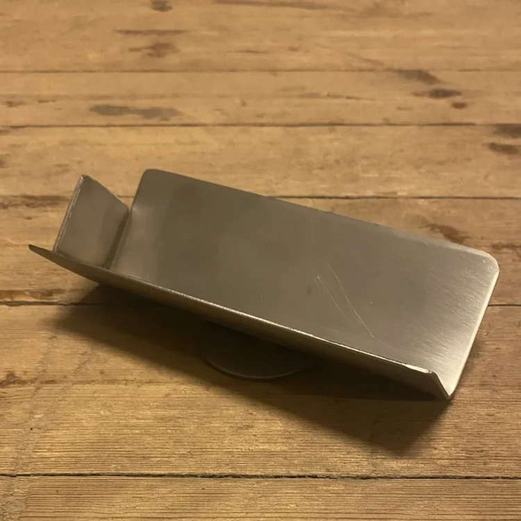 Mixerbakke Holder i Glasblæst Rustfri Stål 15 cm (Udgået)