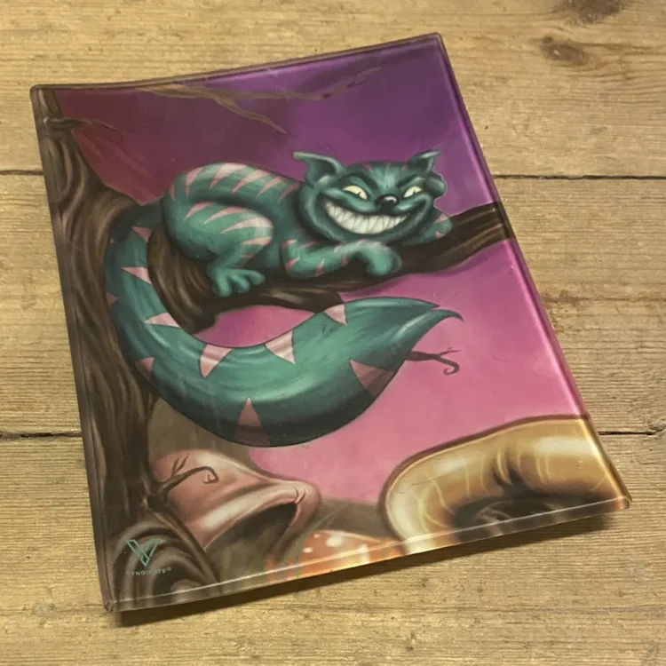 Syndicate - Cheshire Cat Glass Rolling Tray 17x12 cm (Udgået)