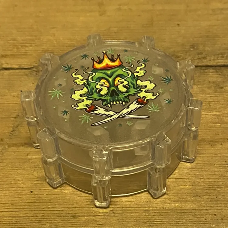 Weed - Baked Cranium Akryl Magnet Grinder Ø65 (NY)