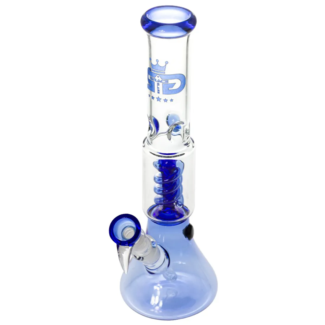 Grace Glass - Small Boy Blue Percolator Bong 35 cm - Billede 3