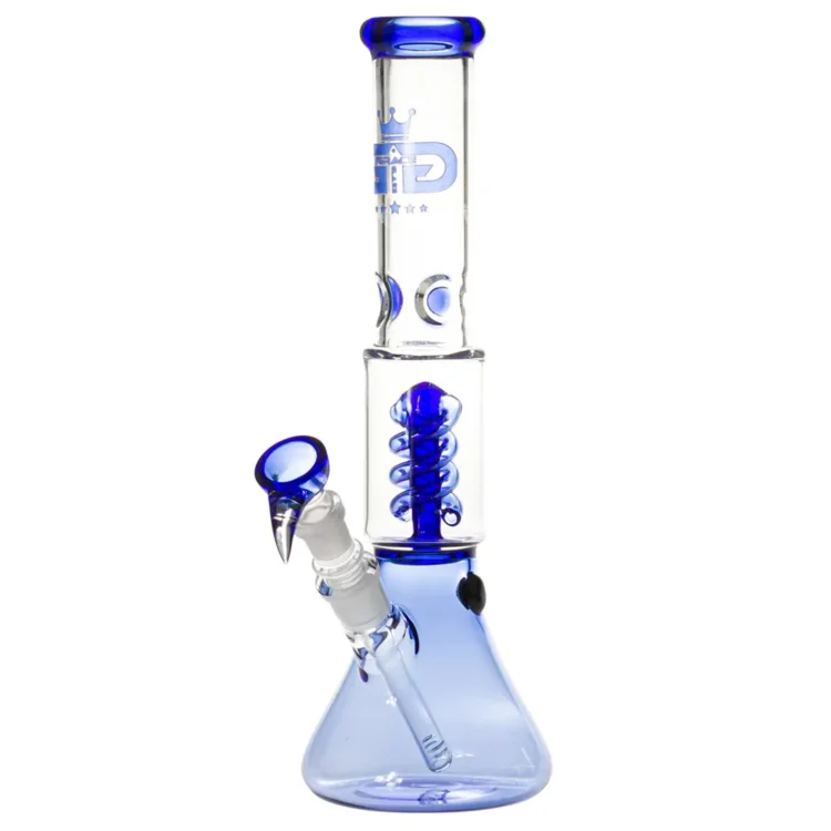 Grace Glass - Small Boy Blue Percolator Bong 35 cm