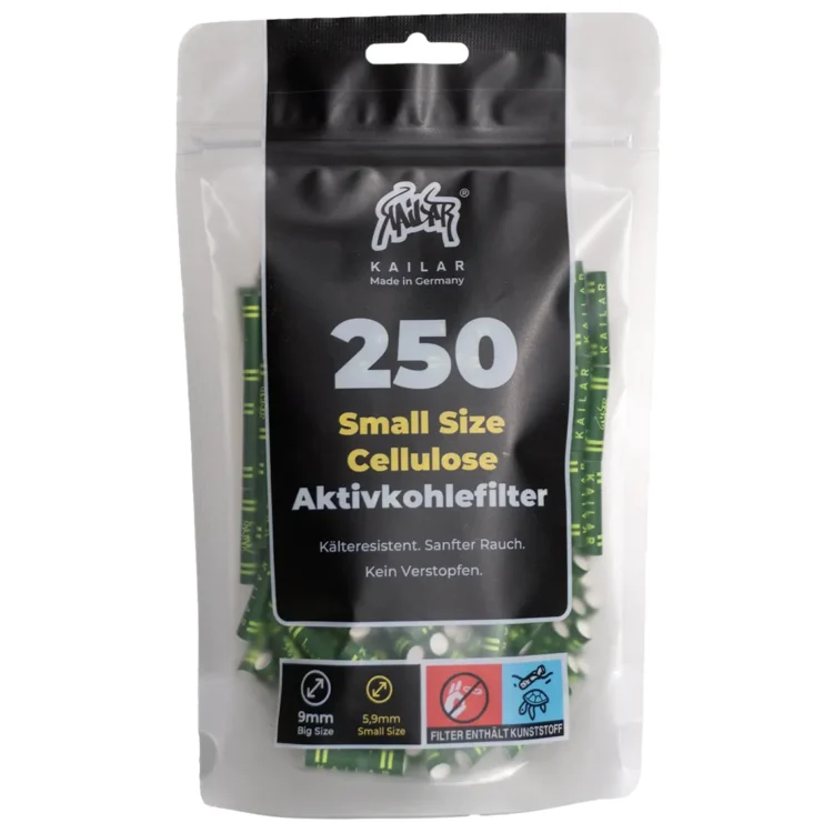 Kailar - Grøn Aktiv Filter (5,9 mm) 250 stk