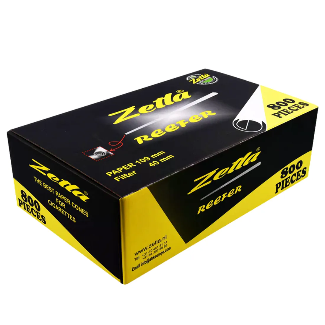 Zetla - White Cones Reefer Size 800 stk