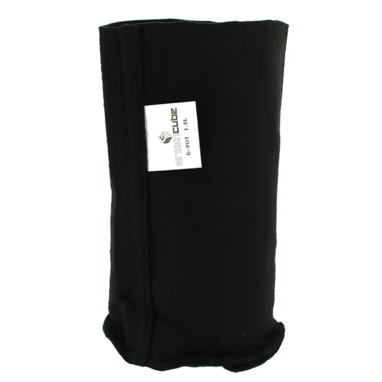 Greencube - Textile Pot Black 1,5L