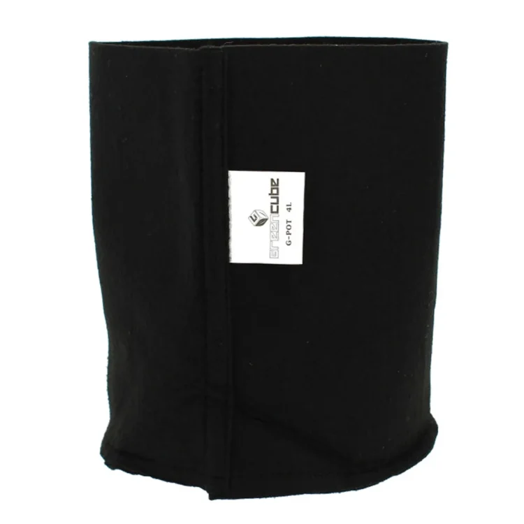 Greencube - Textile Pot Black 4L