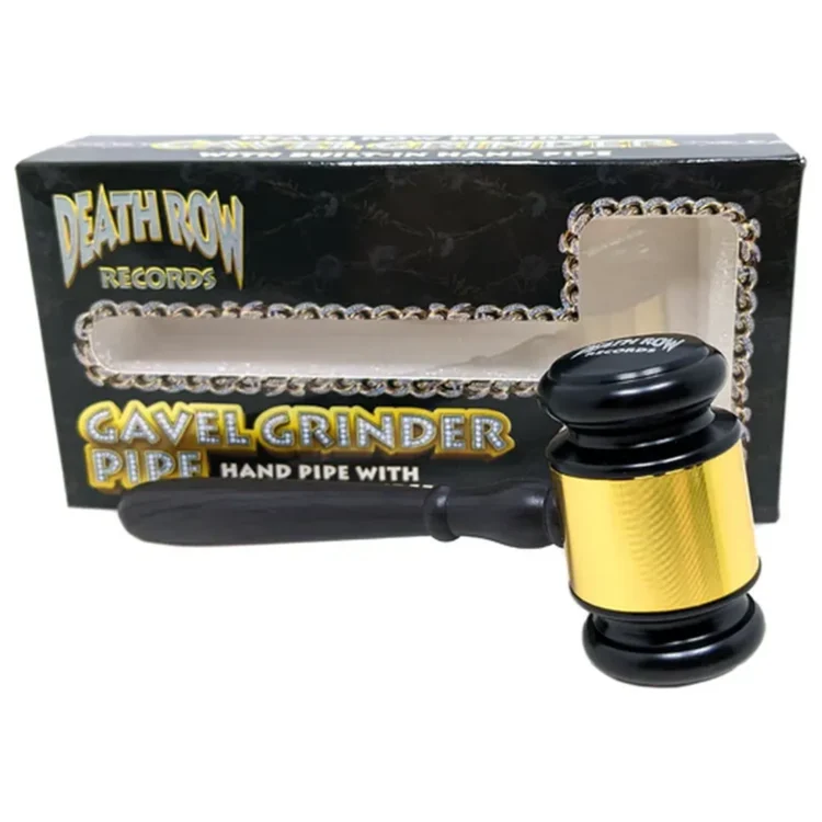 Death Row Records - 2in1 Gavel Grinder & Hand Pipe 127 mm
