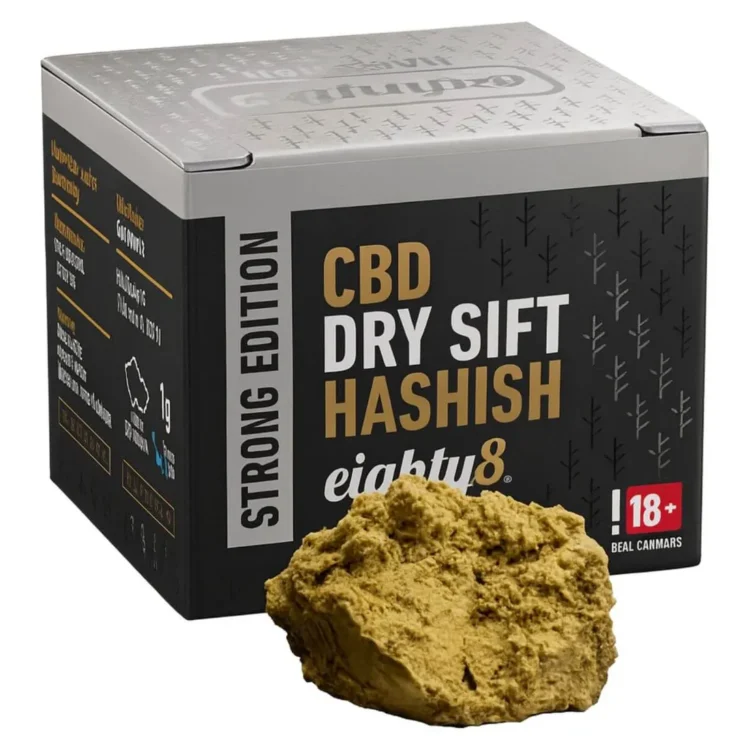 Eighty8 - Dry Sift Hashish 14% CBD
