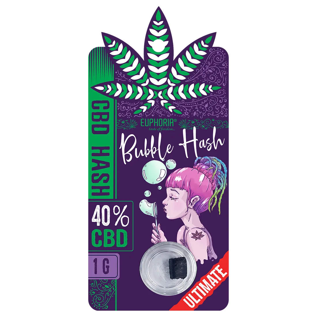 Euphoria - Bubble Hash 40% CBD
