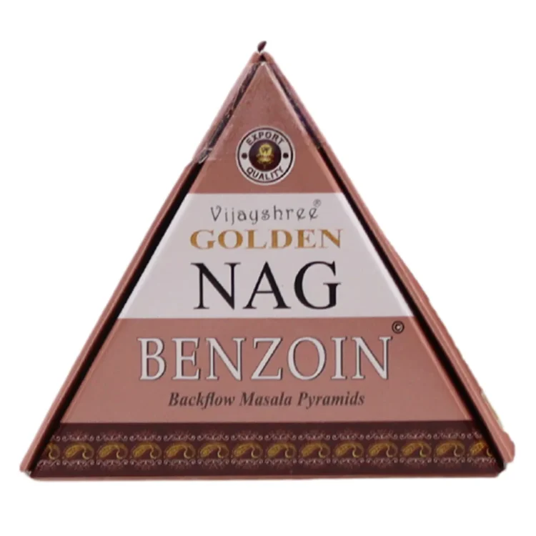 Golden Nag - Benzoin Back Flow Cones 10 stk