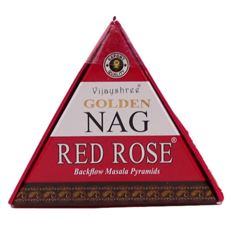 Golden Nag - Red Rose Back Flow Cones 10 stk