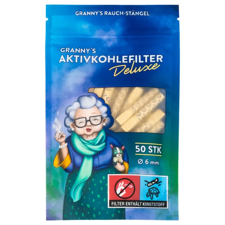 GRANNY’S WEED - Deluxe Hybrid Aktiv Kulfilter (6 mm) 50 stk