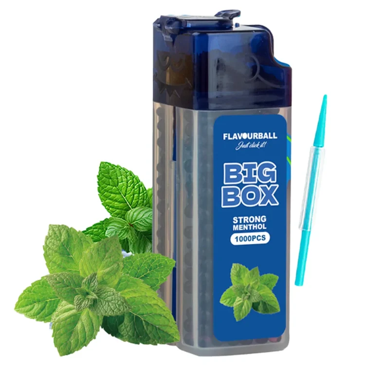 Flavourball - Stærk Menthol Aroma Kugler Big Box 1000 stk