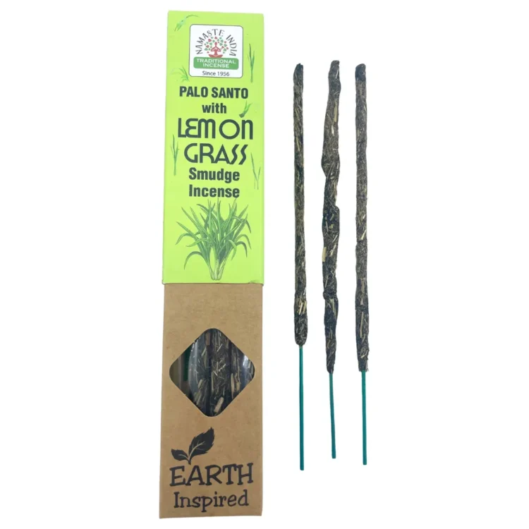 Namaste India - Earth Inspired Lemon Grass Smudge Røgelsespinde 9 stk