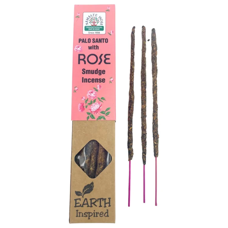 Namaste India - Earth Inspired Rose Smudge Røgelsespinde 9 stk