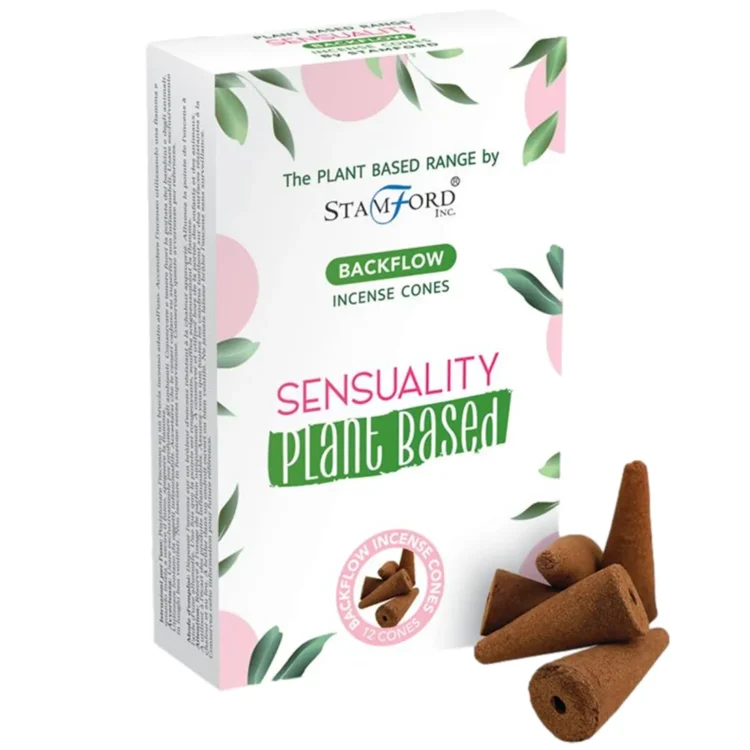 Stamford Plantebaseret - Sensuality Backflow Røgelseskegler 12 stk