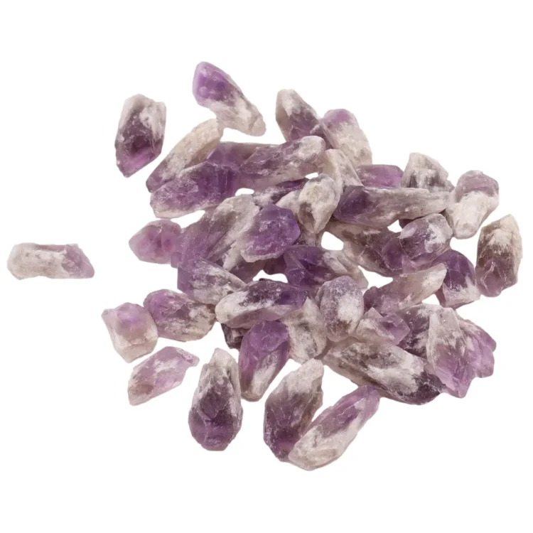 Ametyst Spidser - Rå Krystaller (100g)