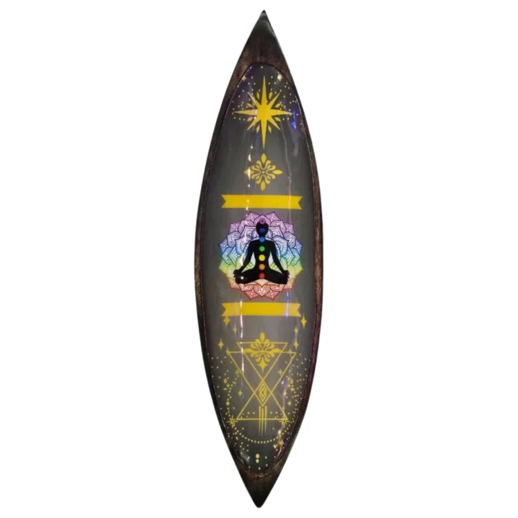 Ancient - Emaljeret Mangotræ 'Chakra' Røgelseskål