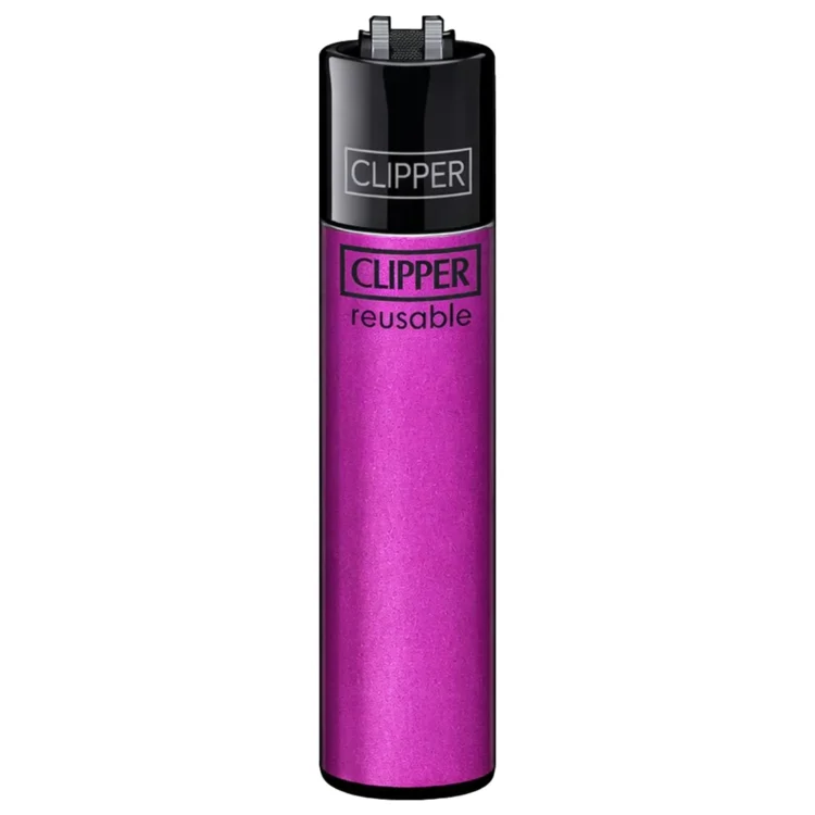 Clipper Lighter - Crystal Fluo Pink