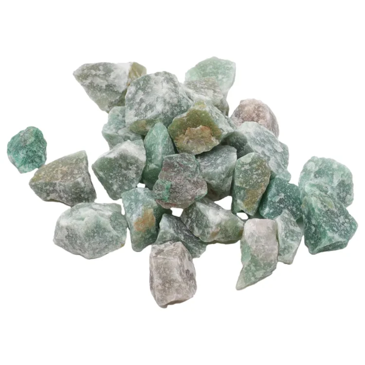 Grøn Jade - Rå Krystaller (100g)
