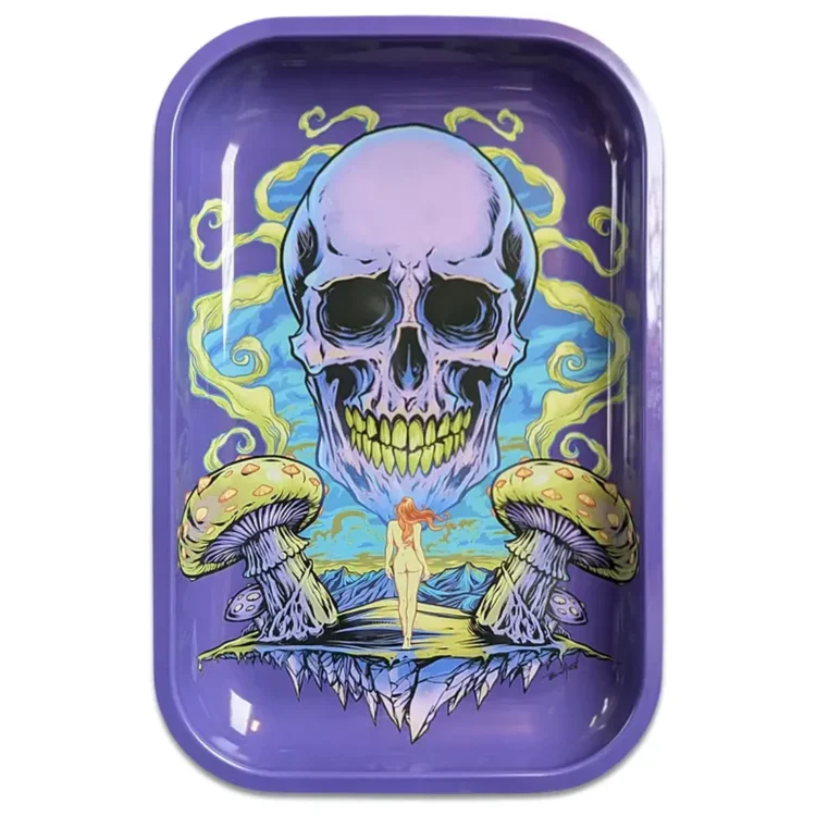Jelly Joker - Psychedelic Skull Metal Mixerbakke 285 x 188 mm
