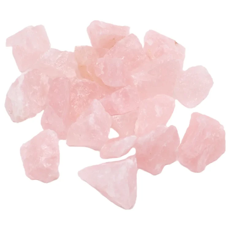 Rosakvarts - Rå Krystaller (100g)