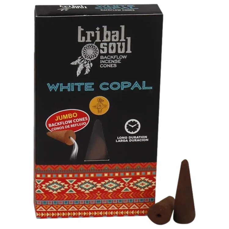 Tribal Soul - Hvid Copal Backflow Røgelse