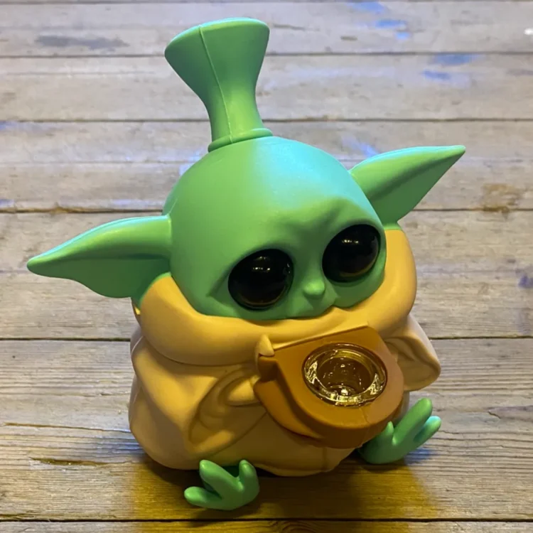 Alien Silikone Bong Beige 13 cm (Udgået)