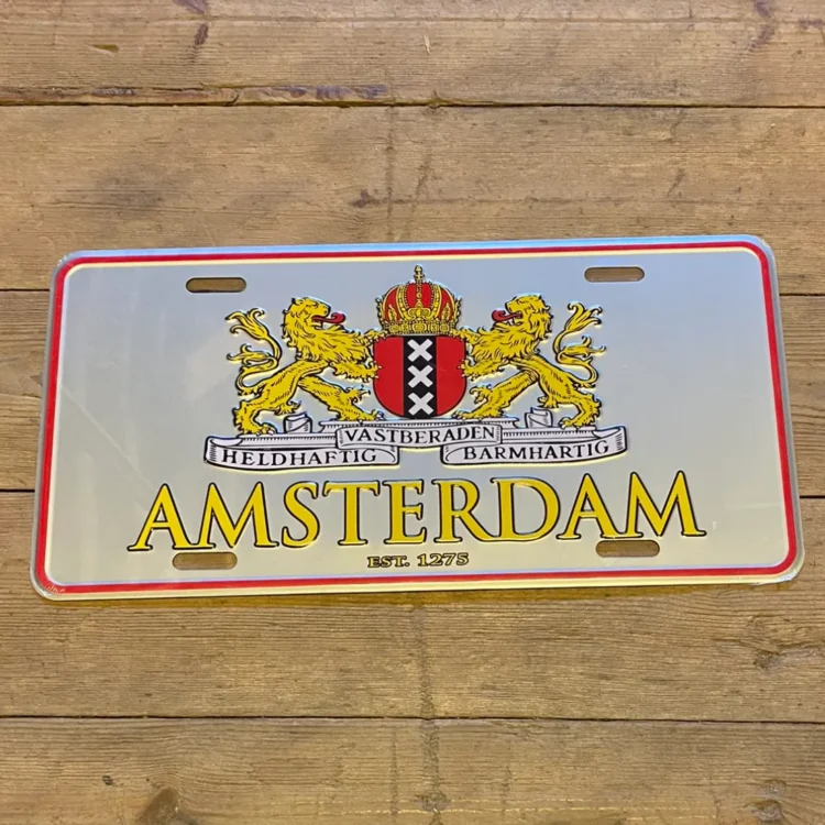 Amsterdam Metal Skilt "City Sign" 300 x 150 mm (Udgået)