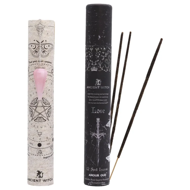 Ancient - Hekse Ritual (Rosenkvartspendul) Kærlighed Røgelse