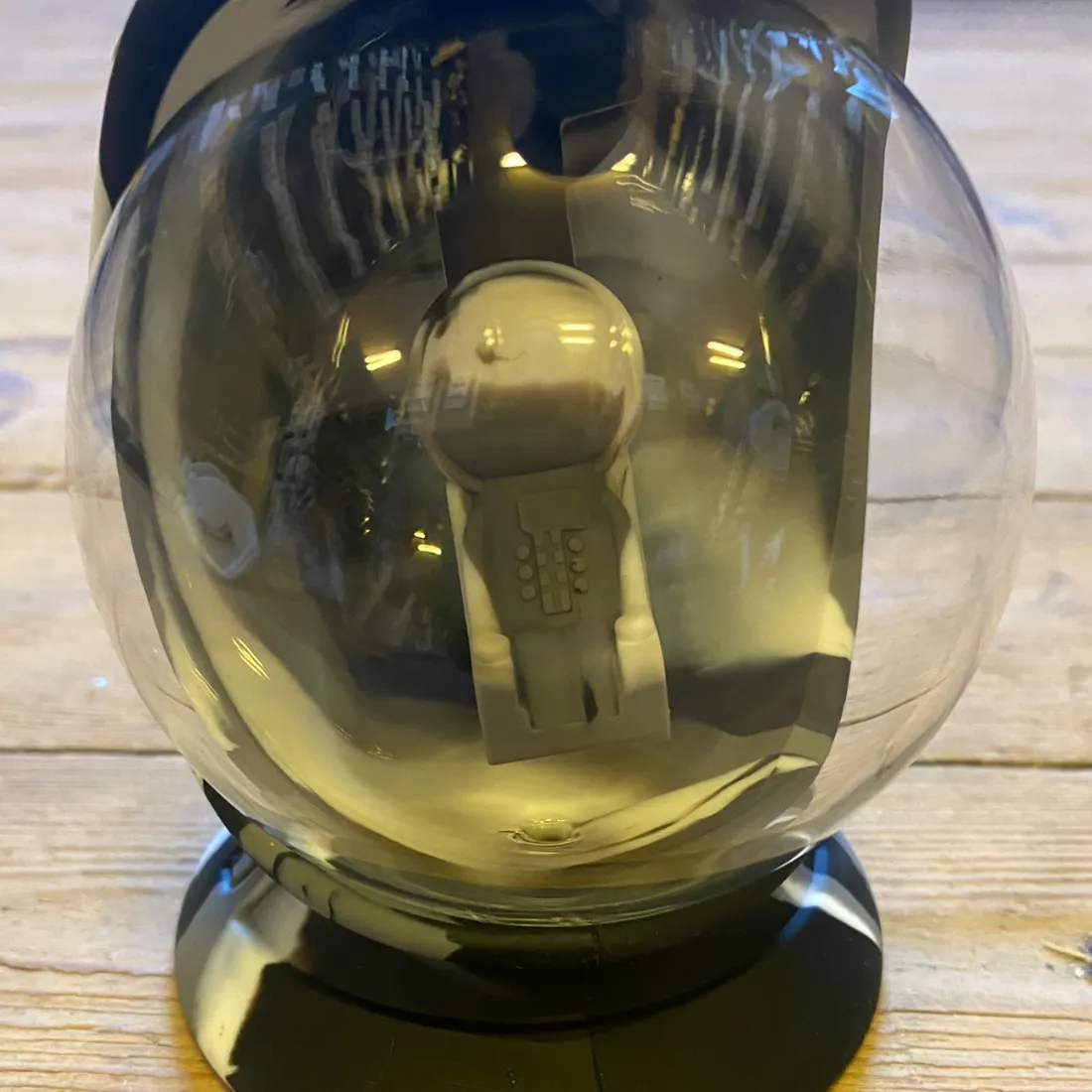 Astronaut Silikone Glas Bong 17,5 cm (Udgået)