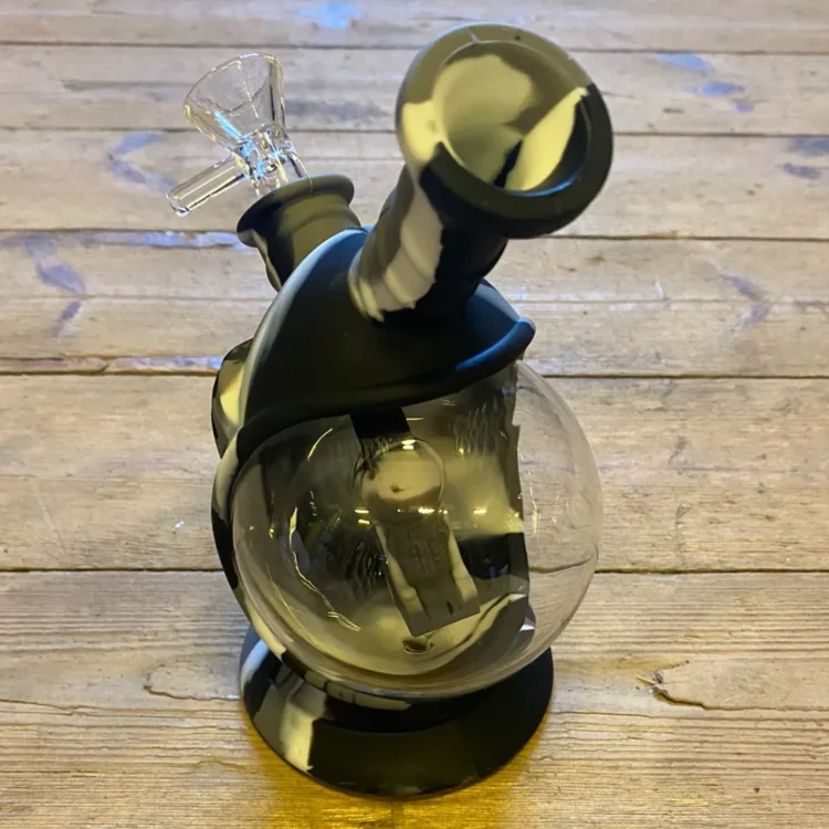 Astronaut Silikone Glas Bong 17,5 cm (Udgået)