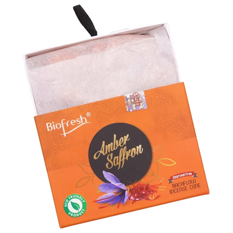 Biofresh - Amber Saffron Blackflow Cones 40 stk