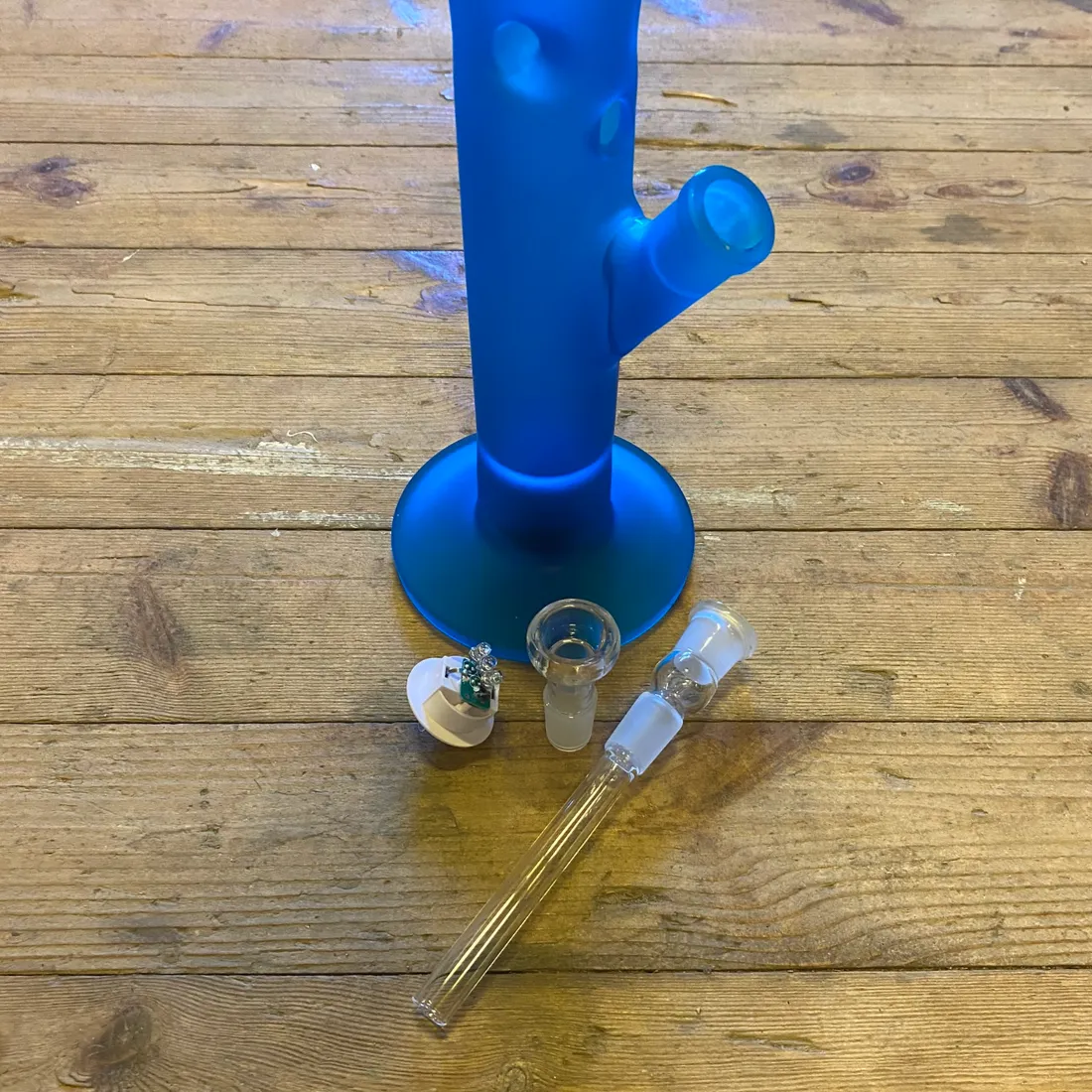 Black Leaf Tower Ice Bong m. LED 50 cm (Udgået)