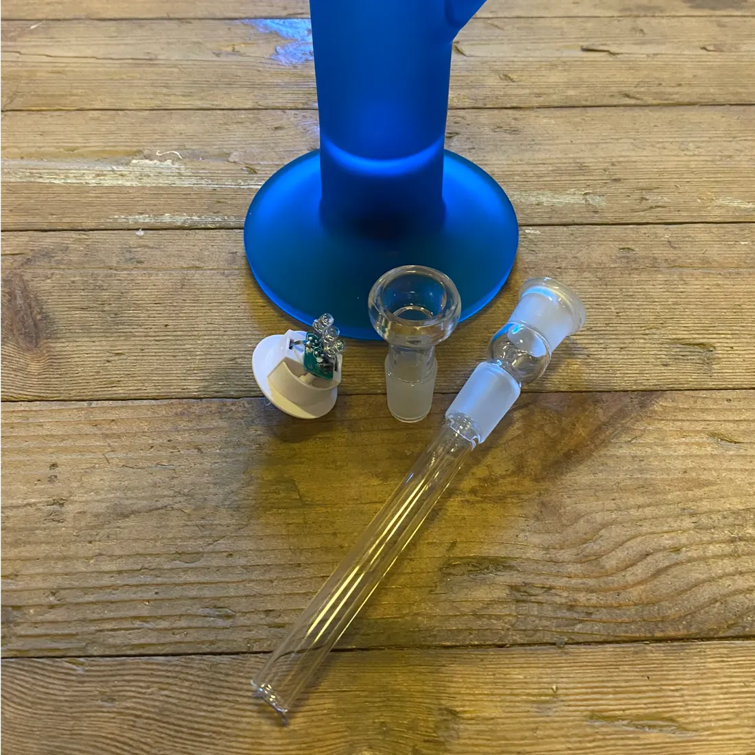 Black Leaf Tower Ice Bong m. LED 50 cm (Udgået)