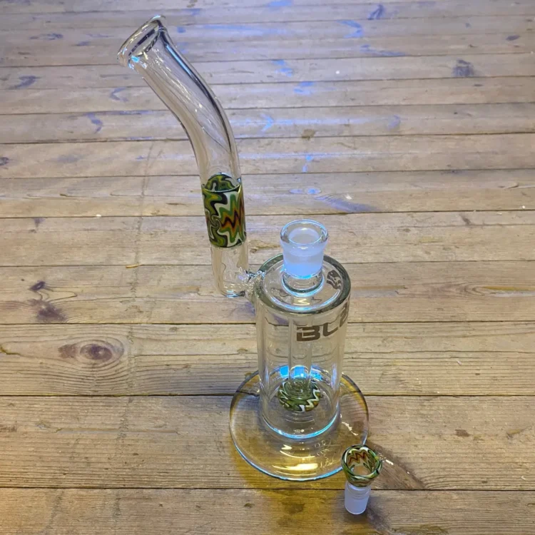 BLAZE GLASS Bubbler m. Showerhead Perc 30 cm (Udgået)