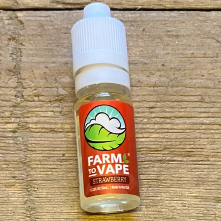 Farm To Vape Jordbær 10 ml E-Væske (Udgået)