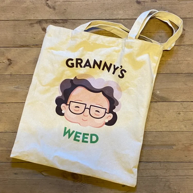 Grannys Weed Indkøbspose 430 x 385 mm (Udgået)