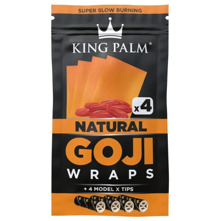 King Palm - Natural Goji Wraps 4 stk