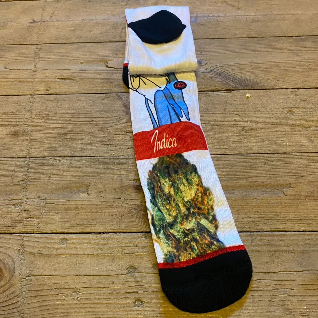 LGZ Crew “Sativa vs. Indica” Socks M. 38–41 (Udgået)