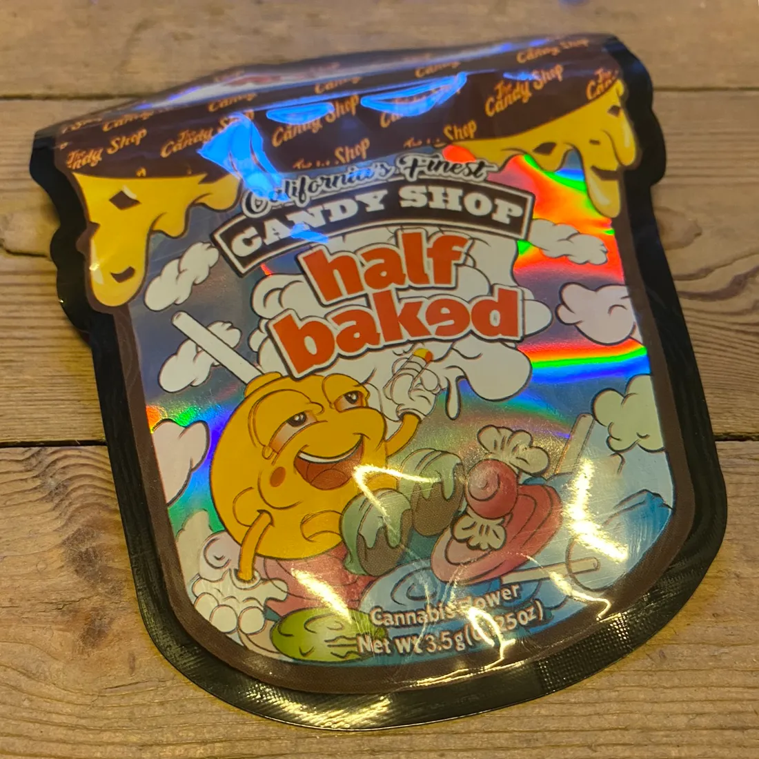 Mylar Bag "Half Baked" 120x150 mm (Udgået)
